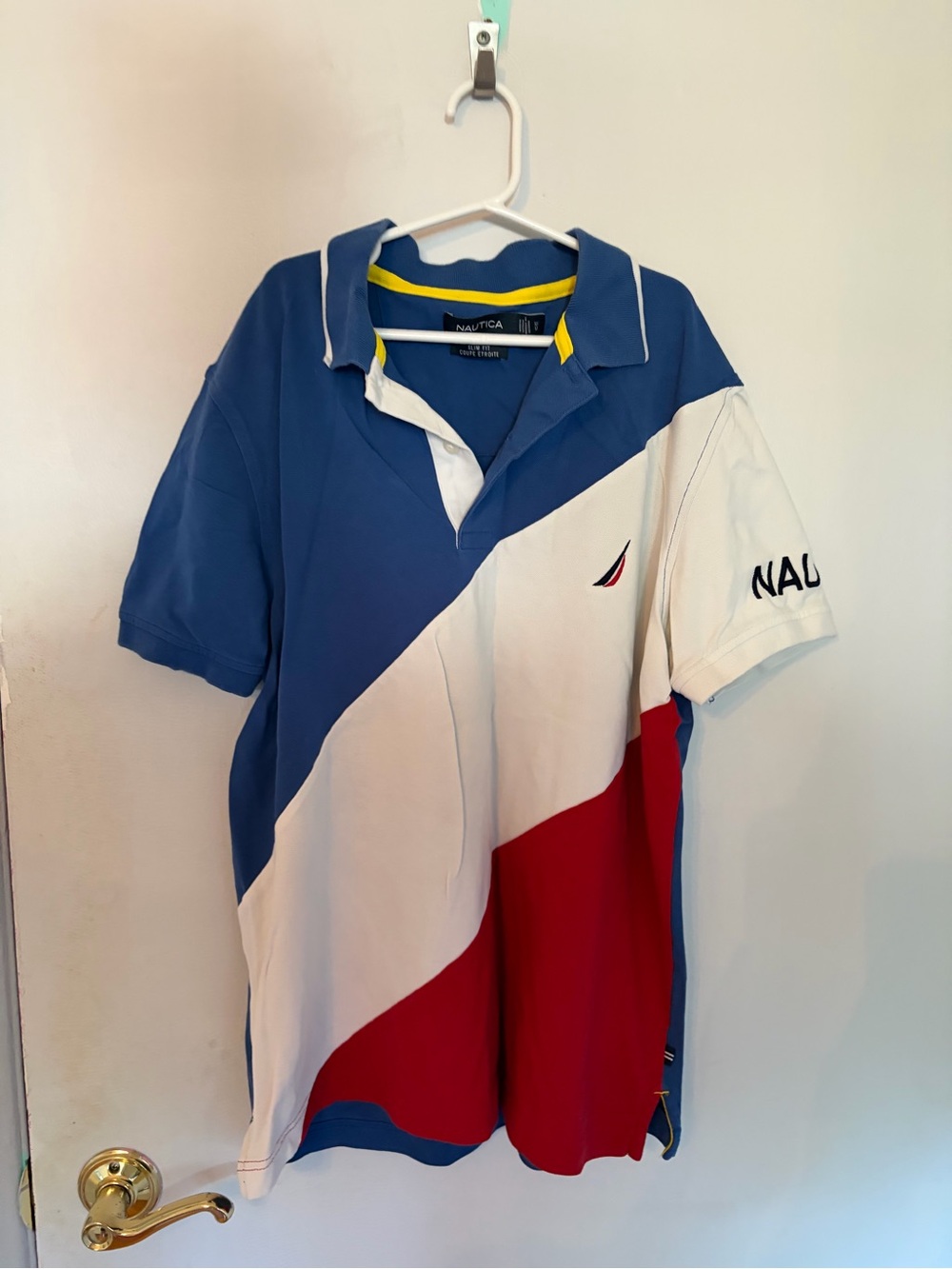 Men’s Nautica Slim Fit Polo Shirt Size Medium